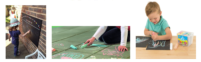 big chalks for writing and to teach spellings to 5 year olds