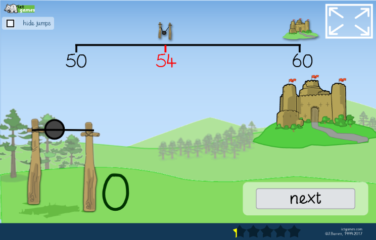 catapult addition game